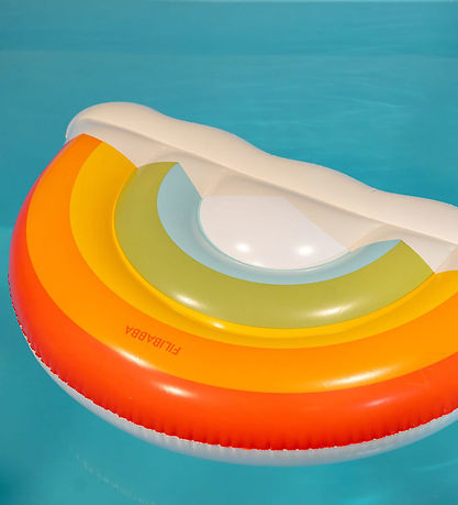 Filibabba Bademadras - 124x78 cm - Regnbue