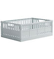 Made Crate Foldekasse - Maxi - 48x33x17,5 cm - Ice Cube Blue Made Crate Foldekasse - Maxi - 48x33x17,5 cm - Ice Cube Blue