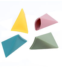 We Might Be Tiny Trekantede Isforme - Silikone - 4-pak - Pastel We Might Be Tiny Trekantede Isforme - Silikone - 4-pak - Pastel