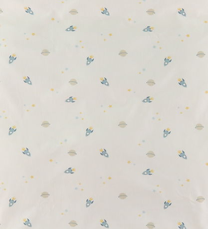 Nørgaard Madsens Sengetøj - Baby - Off-White m. Grå/Beige Rakett Nørgaard Madsens Sengetøj - Baby - Off-White m. Grå/Beige Rakett