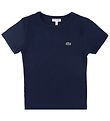Lacoste T-shirt - Rib - Navy Lacoste T-shirt - Rib - Navy