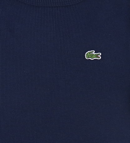 Lacoste T-shirt - Rib - Navy Lacoste T-shirt - Rib - Navy