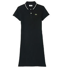 Lacoste Kjole - Rib - Sort Lacoste Kjole - Rib - Sort