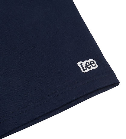 Lee Sweatshorts - Lee Badge LB - Navy Blazer Lee Sweatshorts - Lee Badge LB - Navy Blazer