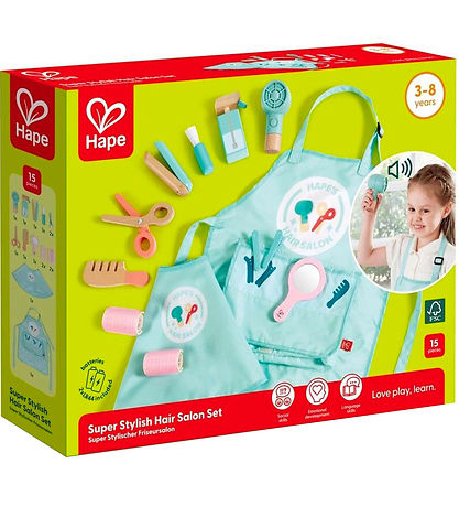 Hape Frisørsæt m. Lyd - Hair Salon Set