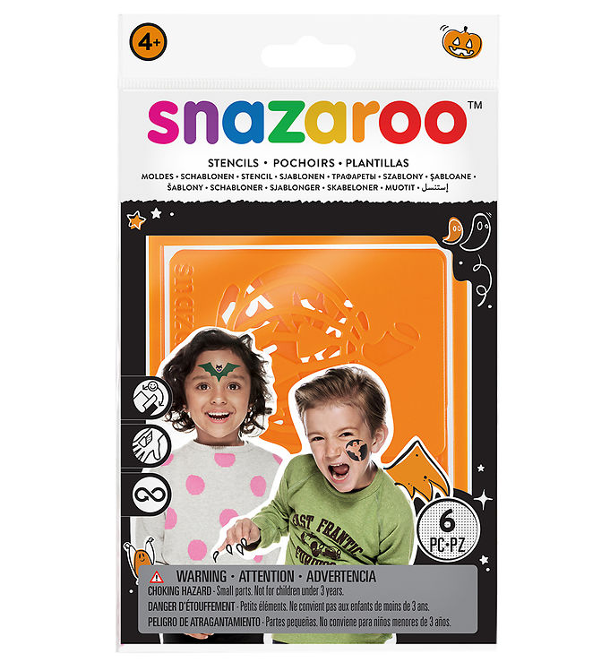 Snazaroo SKabeloner Til Tatoveringer - 6 stk - Halloween billede