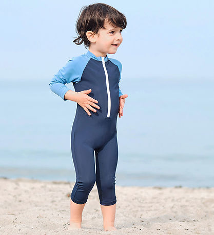 Petit Crabe Badeheldragt - Multicolor - UV50+ - Blue/Cornflower Petit Crabe Badeheldragt - Multicolor - UV50+ - Blue/Cornflower