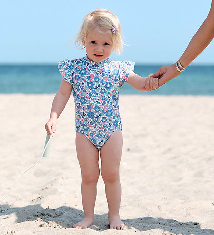Petit Crabe Badedragt - Beaa - UV50 - Betsy m. Blomster Petit Crabe Badedragt - Beaa - UV50 - Betsy m. Blomster
