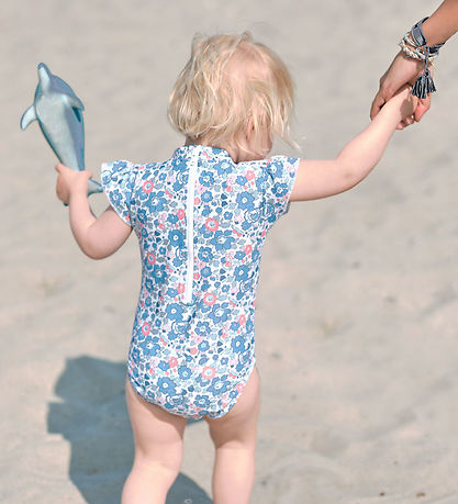 Petit Crabe Badedragt - Beaa - UV50 - Betsy m. Blomster Petit Crabe Badedragt - Beaa - UV50 - Betsy m. Blomster