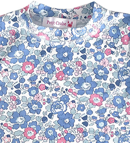 Petit Crabe Badebluse - Sydney - UV50+ - Betsy m. Blomster Petit Crabe Badebluse - Sydney - UV50+ - Betsy m. Blomster