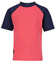 Petit Crabe Badebluse - Raglan - UV50+ - Nectarine/Blue Petit Crabe Badebluse - Raglan - UV50+ - Nectarine/Blue