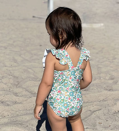 Petit Crabe Badedragt - BADE - UV50+ - Betsy m. Blomster