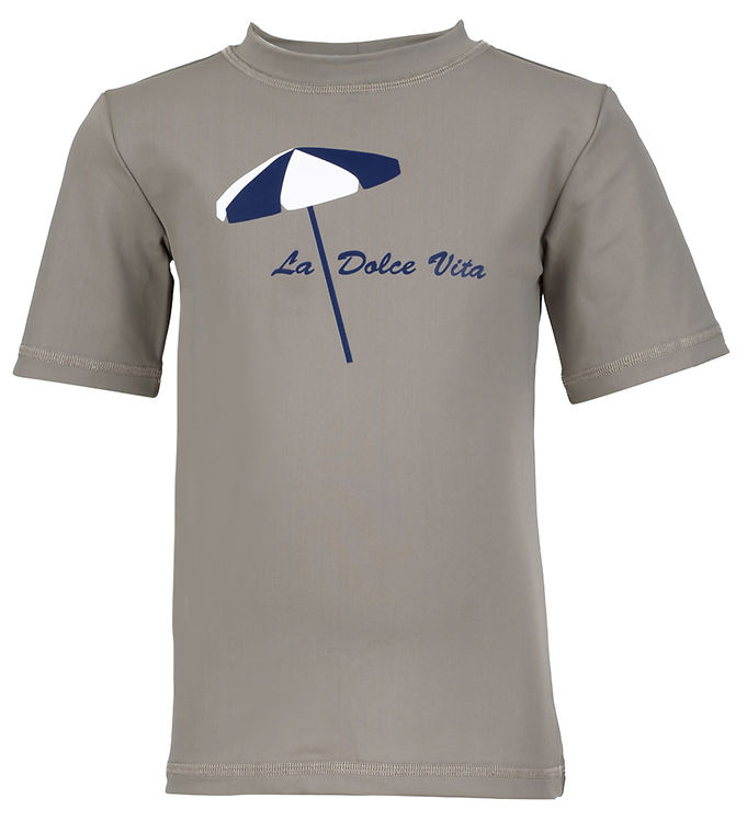 Petit Crabe Milou Badebluse UV50+ - Taupe