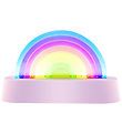 Lalarma Lampe - Dancing Rainbow - 18x11x4 cm - Lilla Lalarma Lampe - Dancing Rainbow - 18x11x4 cm - Lilla