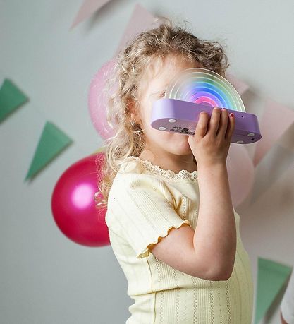 Lalarma Lampe - Dancing Rainbow - 18x11x4 cm - Lilla
