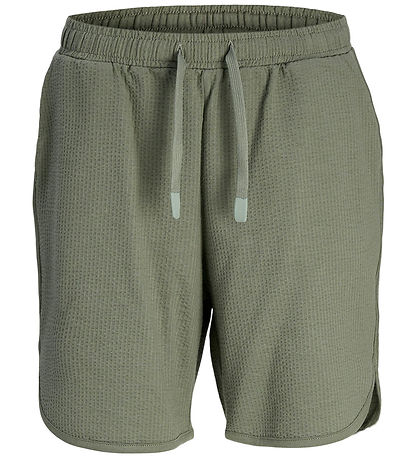 Jack & Jones Sweatshorts - JpstKarl - Agave Green m. Struktur Jack & Jones Sweatshorts - JpstKarl - Agave Green m. Struktur
