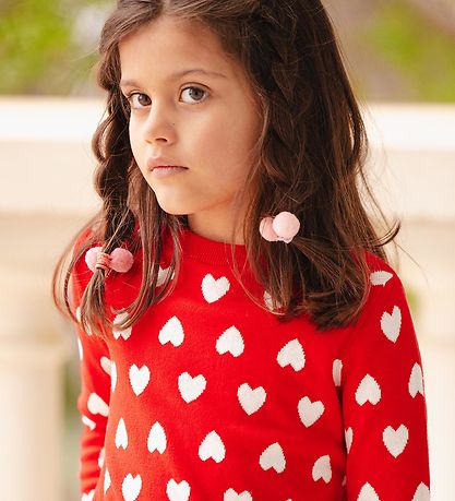 Bonton Bluse - Strik - Paula - Coeur Rouge