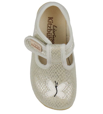 Living Kitzbühel Hjemmesko - Sommerfugl - Platin Living Kitzbühel Hjemmesko - Sommerfugl - Platin