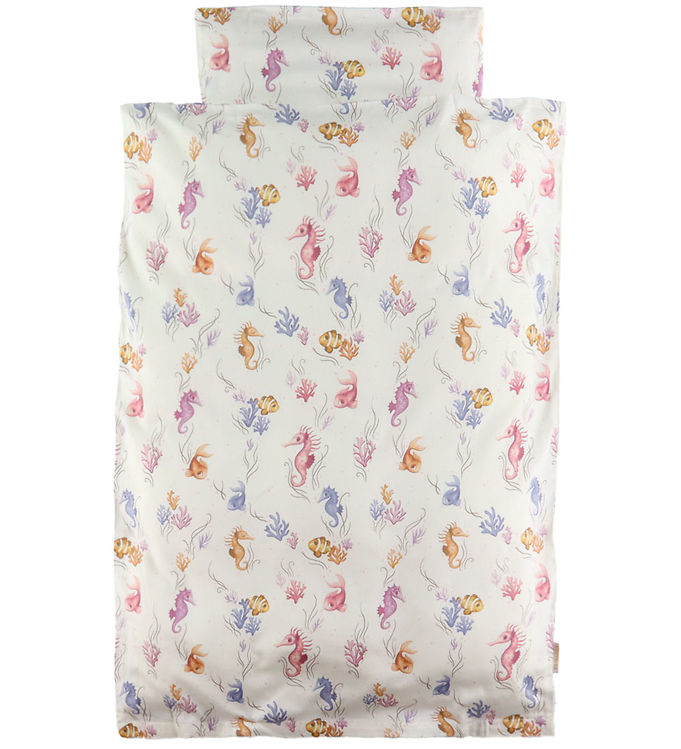 Baby sengetøj GOTS (70x100 cm) - Rainbow Reef