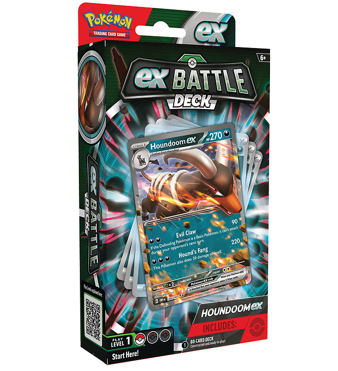Pokémon Samlekort - Battle Deck - Houndoom ex
