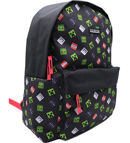 Minecraft Backpack - 17 L - 43x31x13 cm - Black