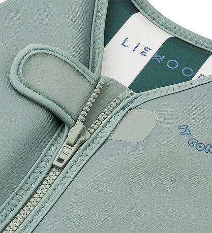 Liewood Svømmevest - 11-15 kg - Dove - It Comes In Waves/Pepperm