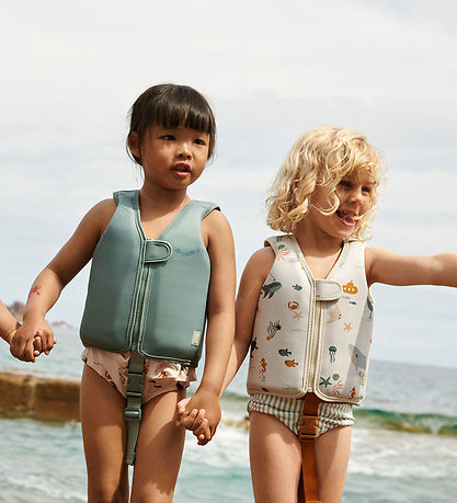 Liewood Svømmevest - 19-30 kg - Dove - Sea Creature/Sandy Liewood Svømmevest - 19-30 kg - Dove - Sea Creature/Sandy