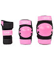 SFR Beskyttelsessæt - Youth Ramp Triple Pad Set - Sort/Pink SFR Beskyttelsessæt - Youth Ramp Triple Pad Set - Sort/Pink