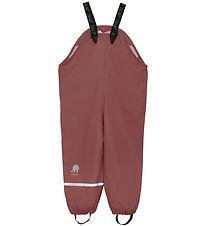 CeLaVi Regnbukser m. Seler - Recycled PU - Rose Brown CeLaVi Regnbukser m. Seler - Recycled PU - Rose Brown