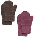 CeLaVi Luffer - Uld/Polyester - 2-pak - Mellow Mauve m. Glimmer CeLaVi Luffer - Uld/Polyester - 2-pak - Mellow Mauve m. Glimmer