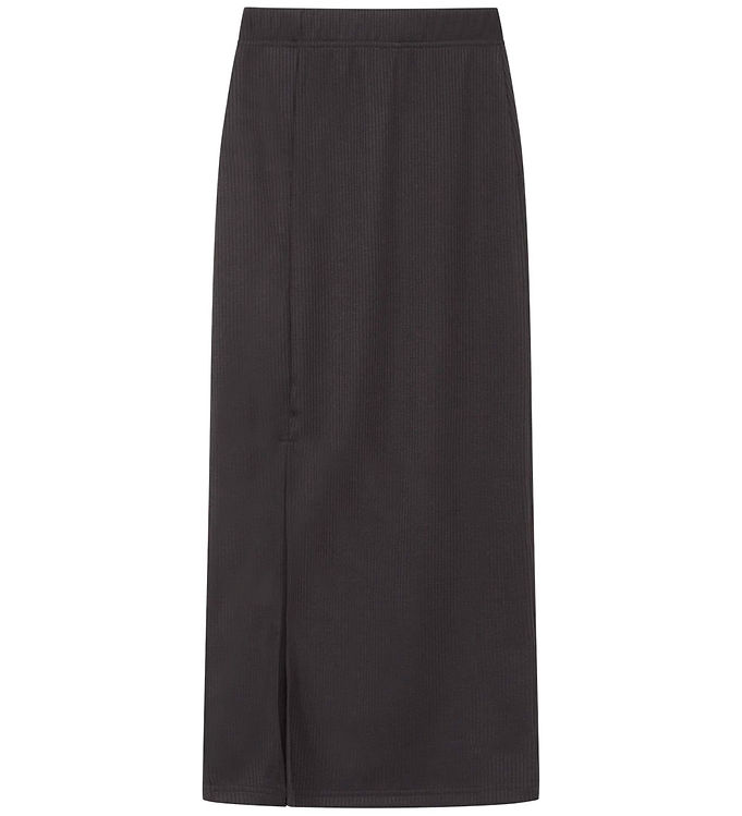 Grunt Nederdel - Rib - Musti - Sort