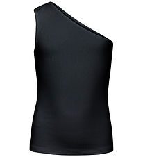 Grunt Top - Rib - Gundhil - Viskose - Sort Grunt Top - Rib - Gundhil - Viskose - Sort