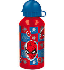 Spiderman Drikkedunk - 400 ml - Aluminum - Rød/Blå Spiderman Drikkedunk - 400 ml - Aluminum - Rød/Blå