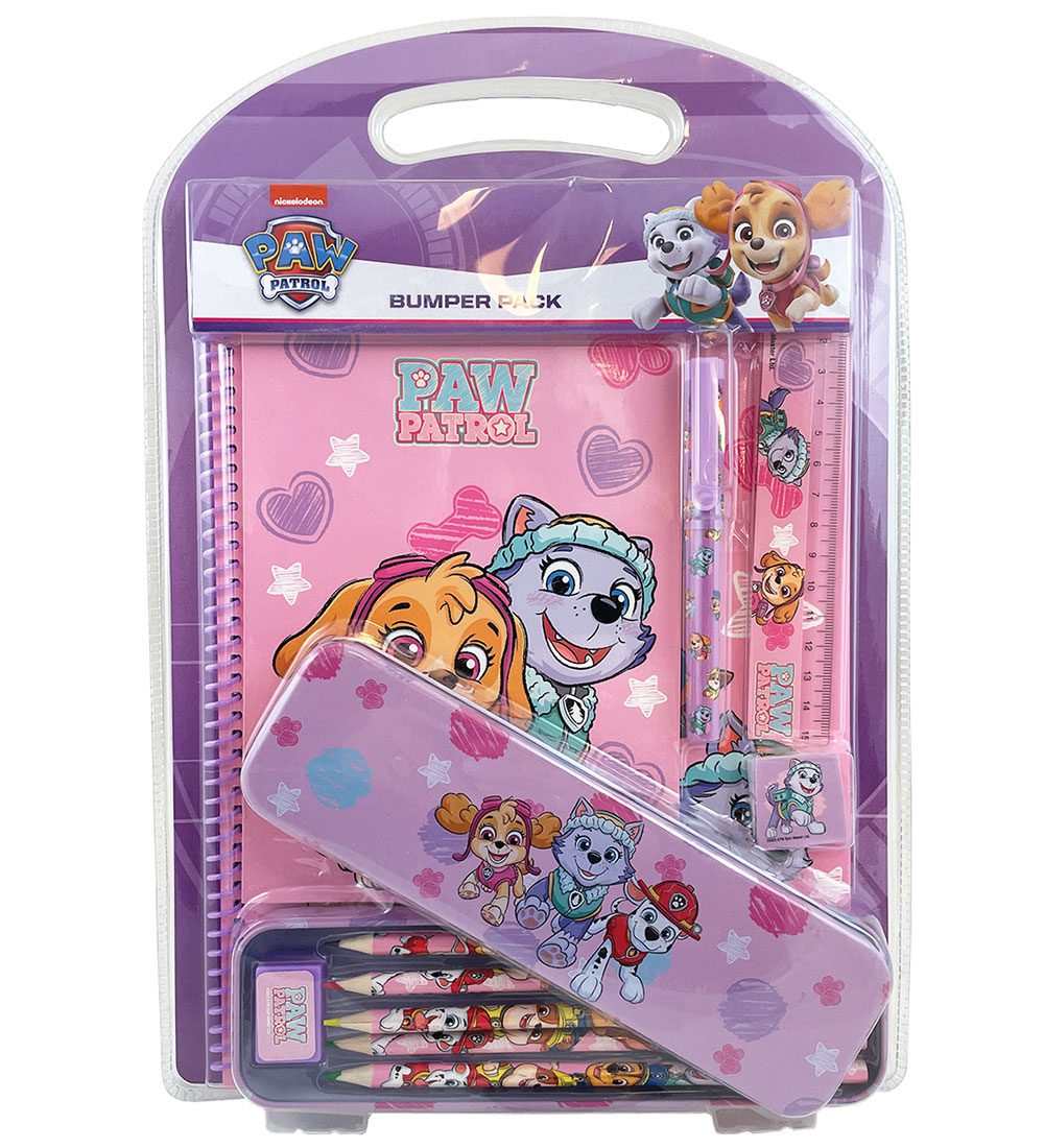 Paw Patrol Buntstifte-Set - Mädchen - Stoßstangenset - Lila - Paw Patrol - One Size - Kreatives Spielset