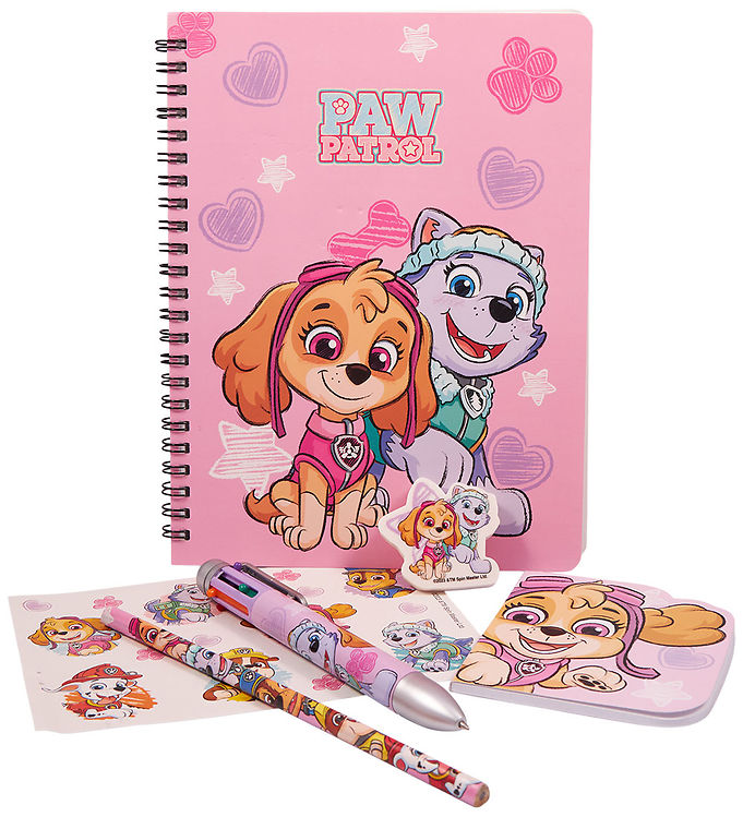 Paw Patrol Skrivesæt - Lyserød