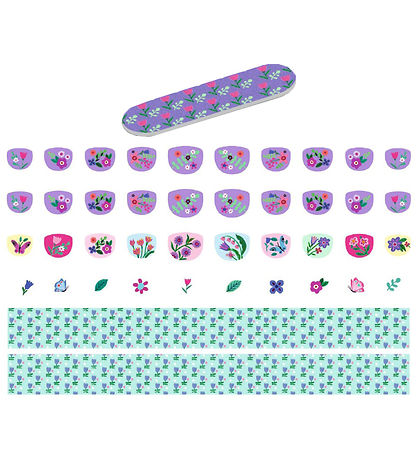 Djeco Negle Klistermærker - 120 stk - Petite Fleur Djeco Negle Klistermærker - 120 stk - Petite Fleur
