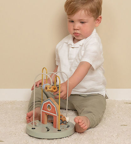 Little Dutch Aktivitetslegetøj - Perlelabyrint - Little Farm