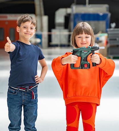 Bosch Mini Slagboremaskine m. Lys/Lyd- Legetøj - Mørkegrøn Bosch Mini Slagboremaskine m. Lys/Lyd- Legetøj - Mørkegrøn