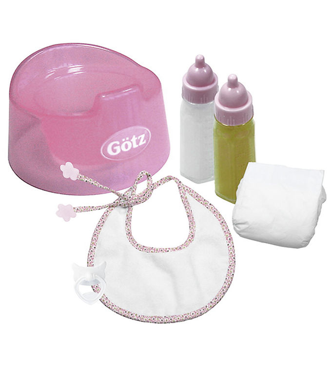 Götz Dukketilbehør - Potte/Sutteflaske