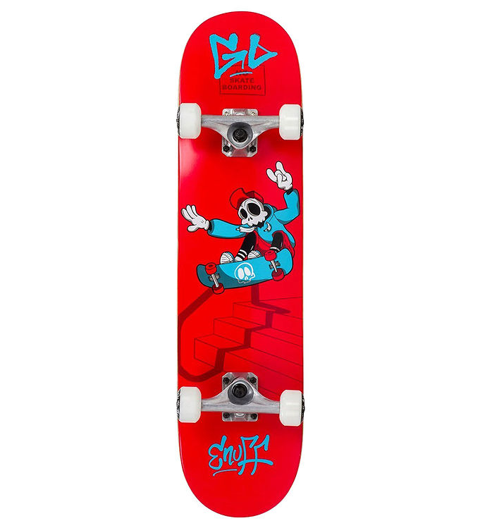 Enuff Skateboard - 7.75'' - Skully Komplet - Rød