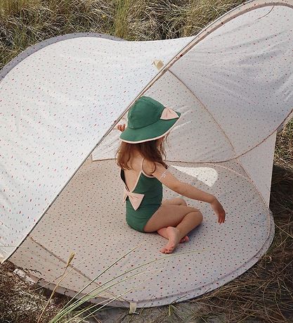 Konges Sløjd Pop-op Strandtelt - UV50+ - Multi Hearts