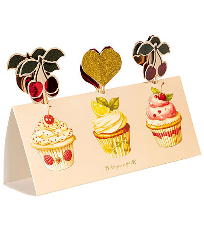 Konges Sløjd Fødselsdagssæt til 8 Personer - 49 dele - Cherry Konges Sløjd Fødselsdagssæt til 8 Personer - 49 dele - Cherry