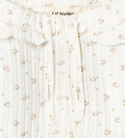 Lil Atelier Leggings - NbfHulla - Coconut Milk