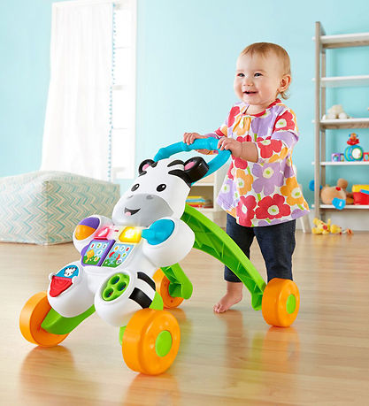 Fisher-Price Gåvogn - Learn with Me Zebra Walker