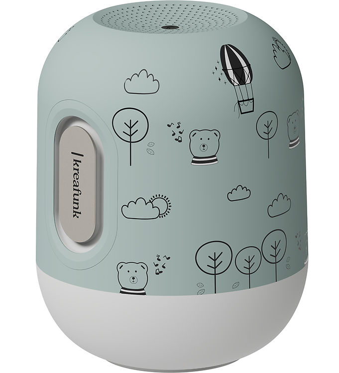 Kreafunk Højtaler m. Lampe - Bluetooth - Glowie - 12,5x15,8 cm -