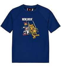 LEGO® Ninjago Badebluse - LWAris - UV40+ - Dark Blue