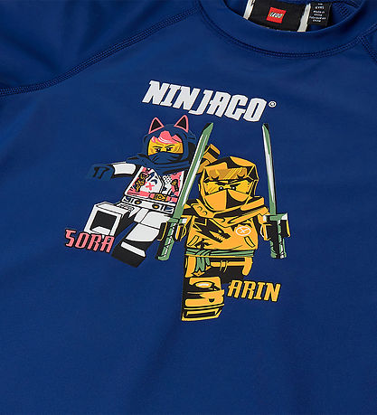 LEGO® Ninjago Badebluse - LWAris - UV40+ - Dark Blue