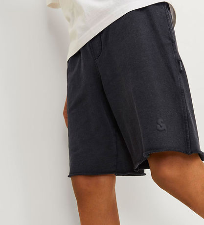 Jack & Jones Sweatshorts - JpstBill - Sort Jack & Jones Sweatshorts - JpstBill - Sort