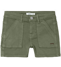 Name It Shorts - Noos - Twill - NkfRose - Deep Lichen Green Name It Shorts - Noos - Twill - NkfRose - Deep Lichen Green