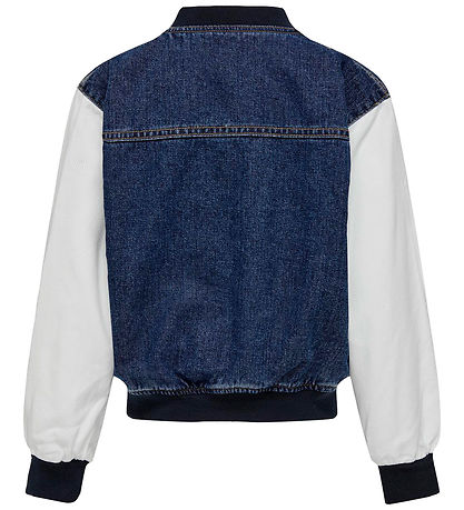 Kids Only Bomberjakke - KogBowie - Medium Blue Denim Kids Only Bomberjakke - KogBowie - Medium Blue Denim